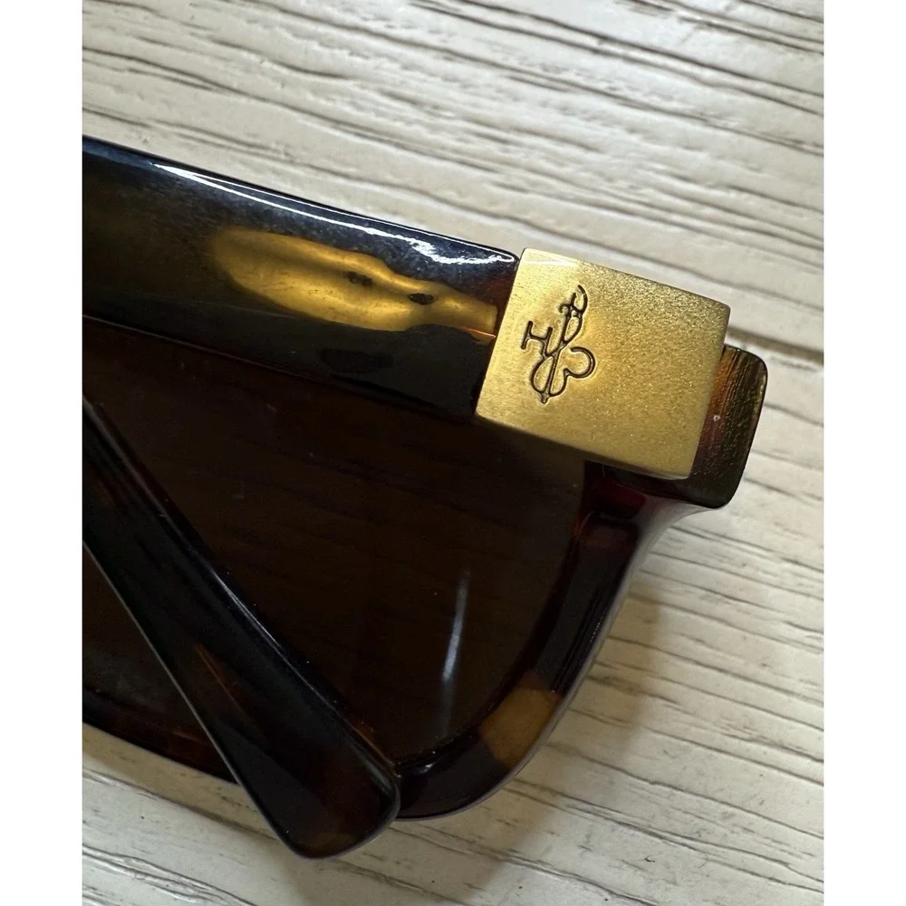 Cole Haan C7028 Full‎ Rim Rectangular Classic Tort Sunglasses. Unisex. Outdoor.